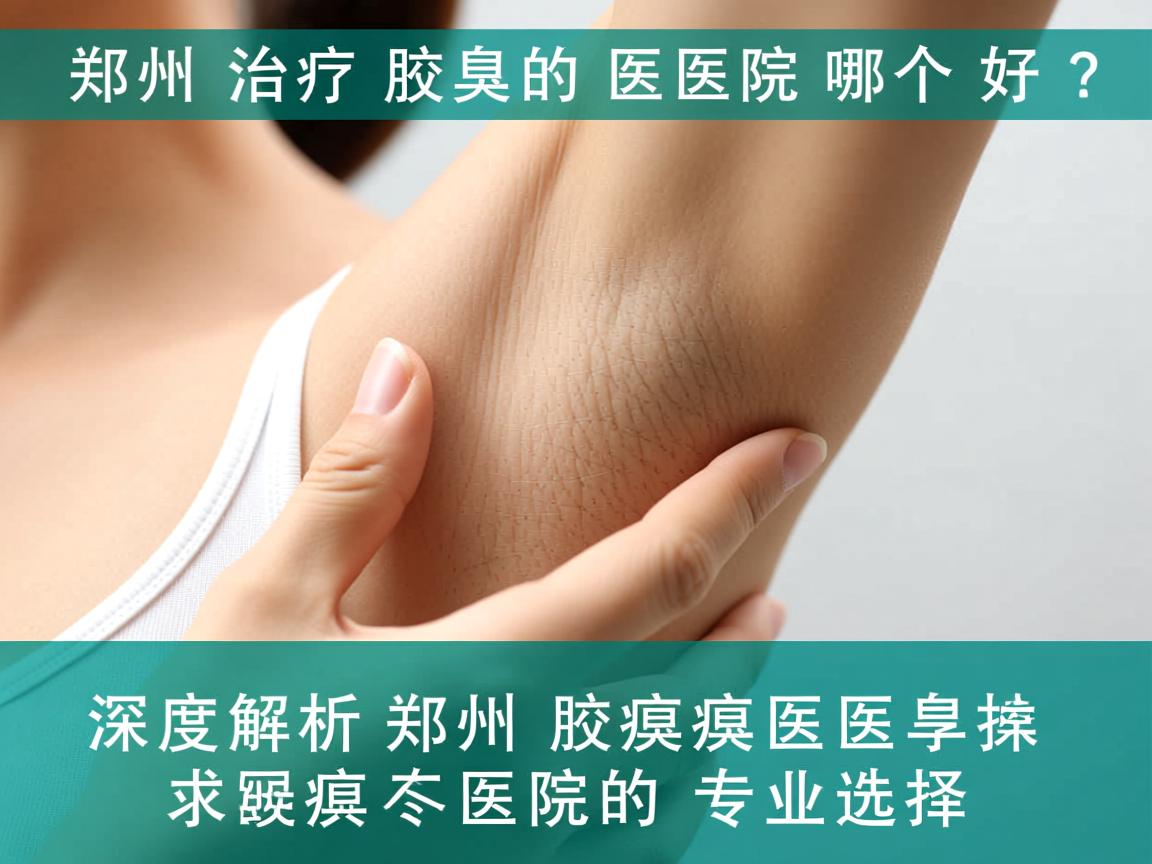 郑州治疗腋臭的医院哪个好？深度解析郑州腋臭医院的专业选择