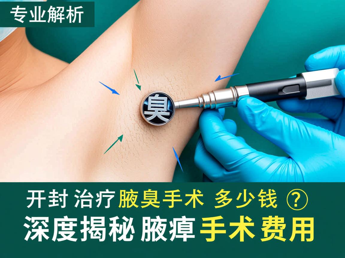 专业解析，开封治疗腋臭手术多少钱？深度揭秘腋臭手术费用