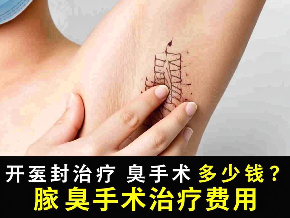 开封治疗腋臭手术多少钱？详解腋臭手术治疗费用