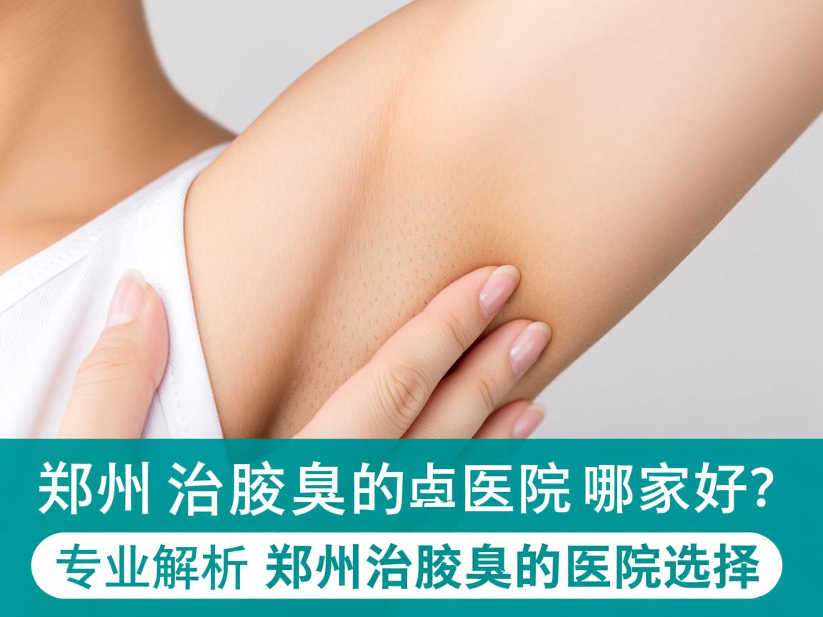 郑州治腋臭的医院哪家好？专业解析郑州治腋臭的医院选择