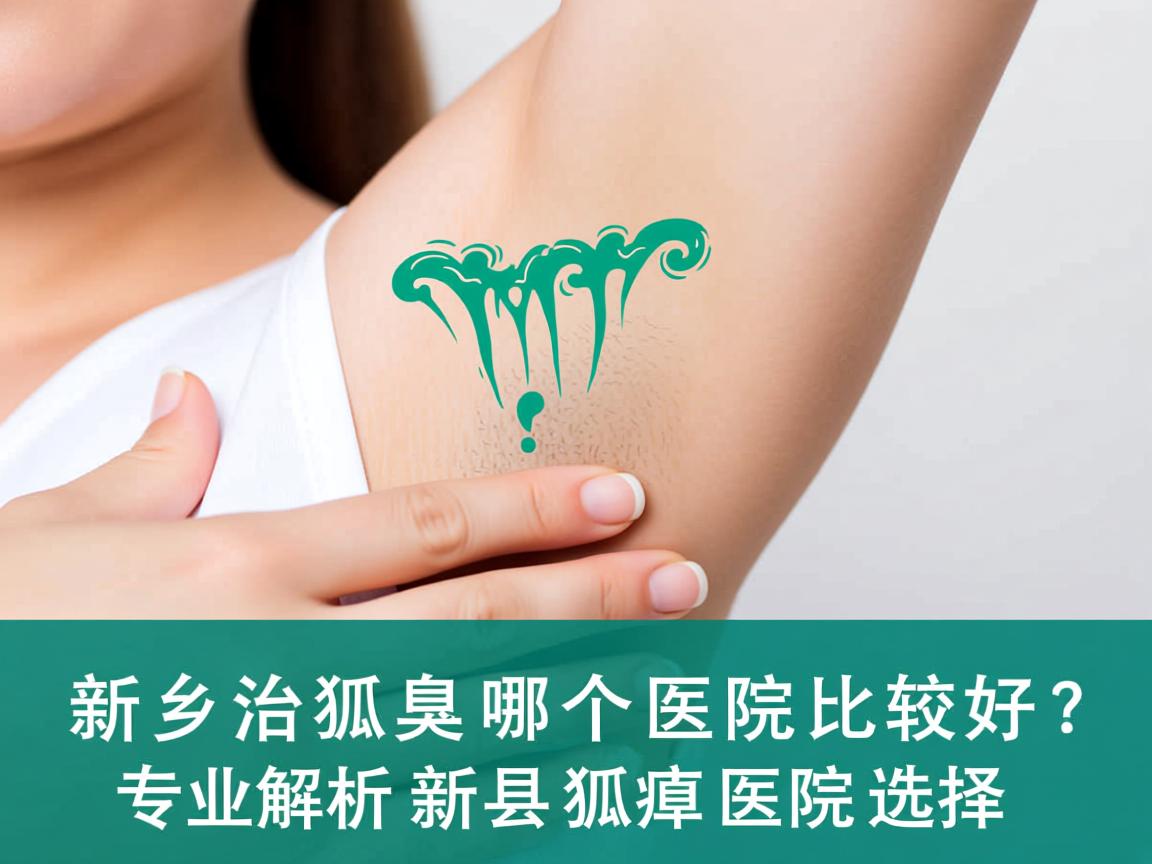 新乡治狐臭哪个医院比较好？专业解析新乡狐臭医院选择
