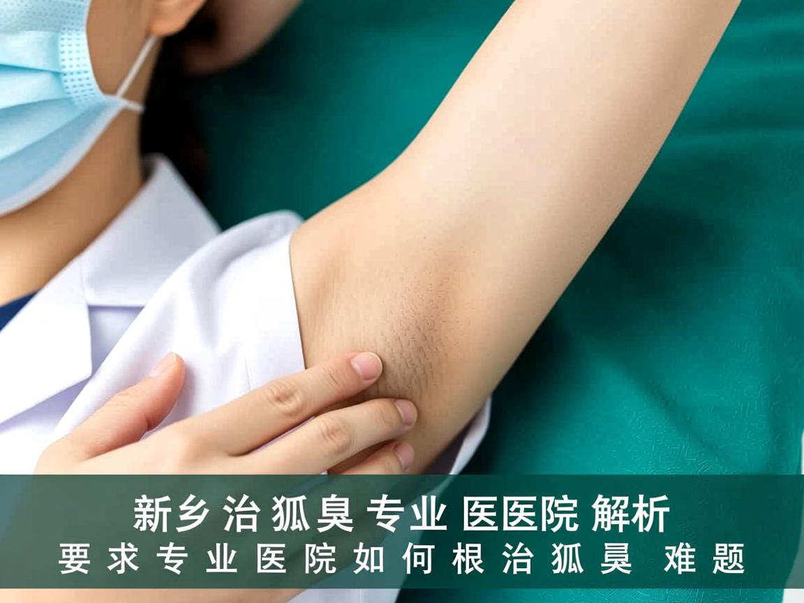 新乡治狐臭专业医院解析，专业医院如何根治狐臭难题