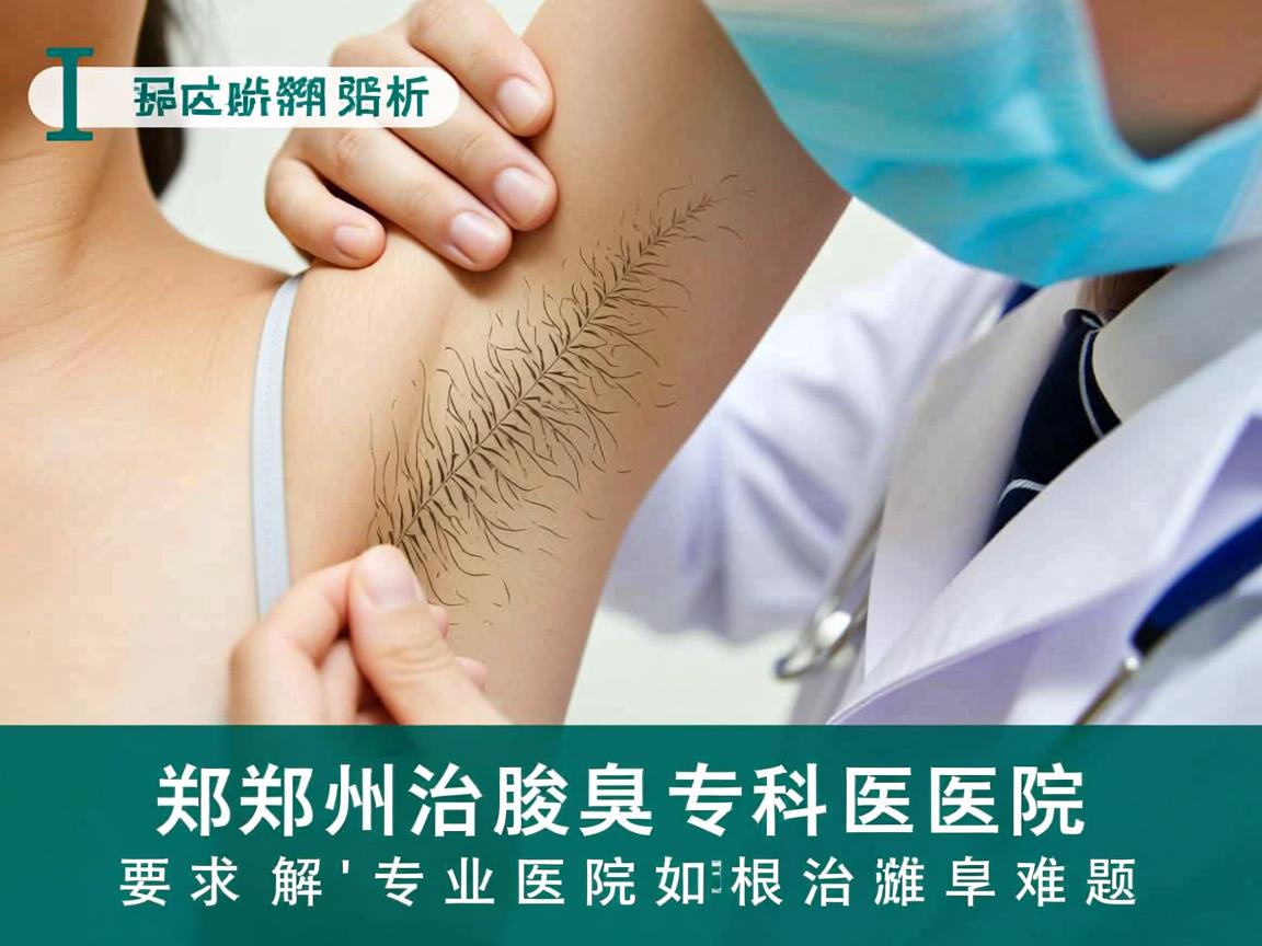 郑州治腋臭专科医院解析，专业医院如何根治腋臭难题
