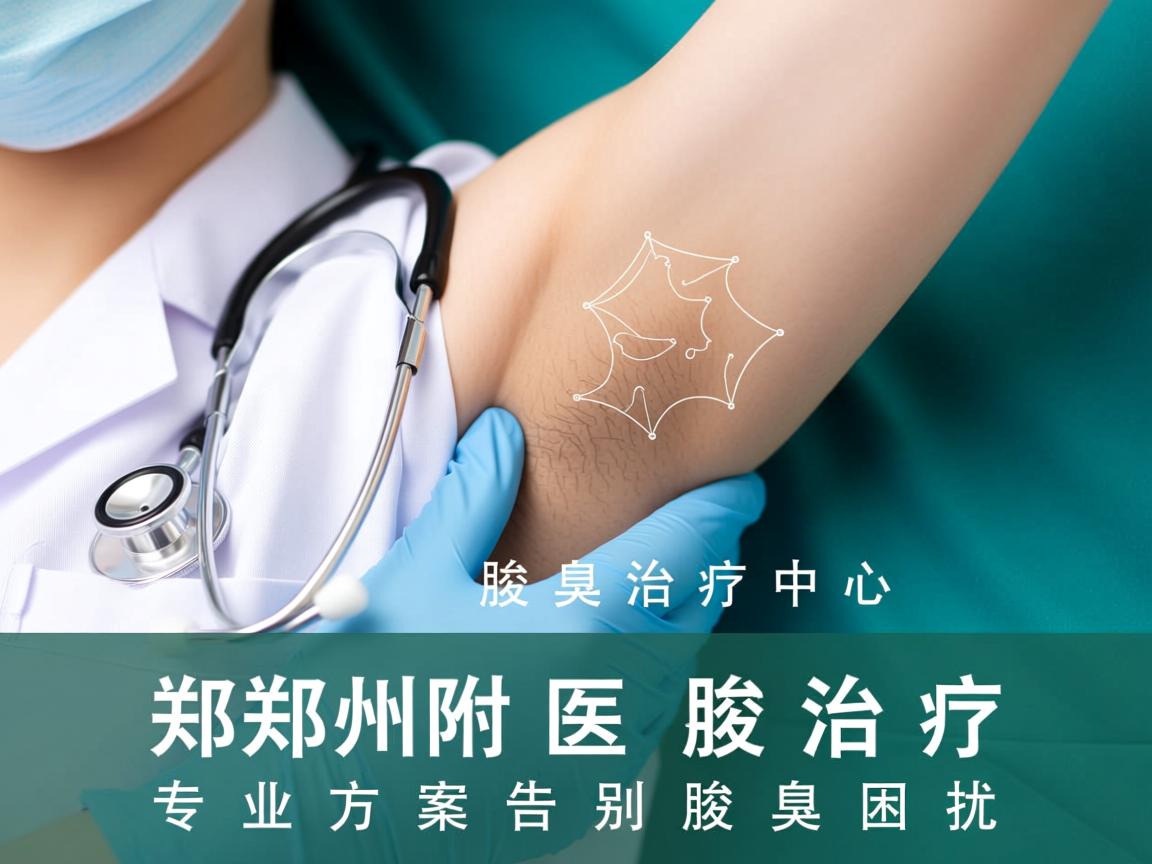 郑州附医腋臭治疗中心解析腋臭治疗，专业方案告别腋臭困扰