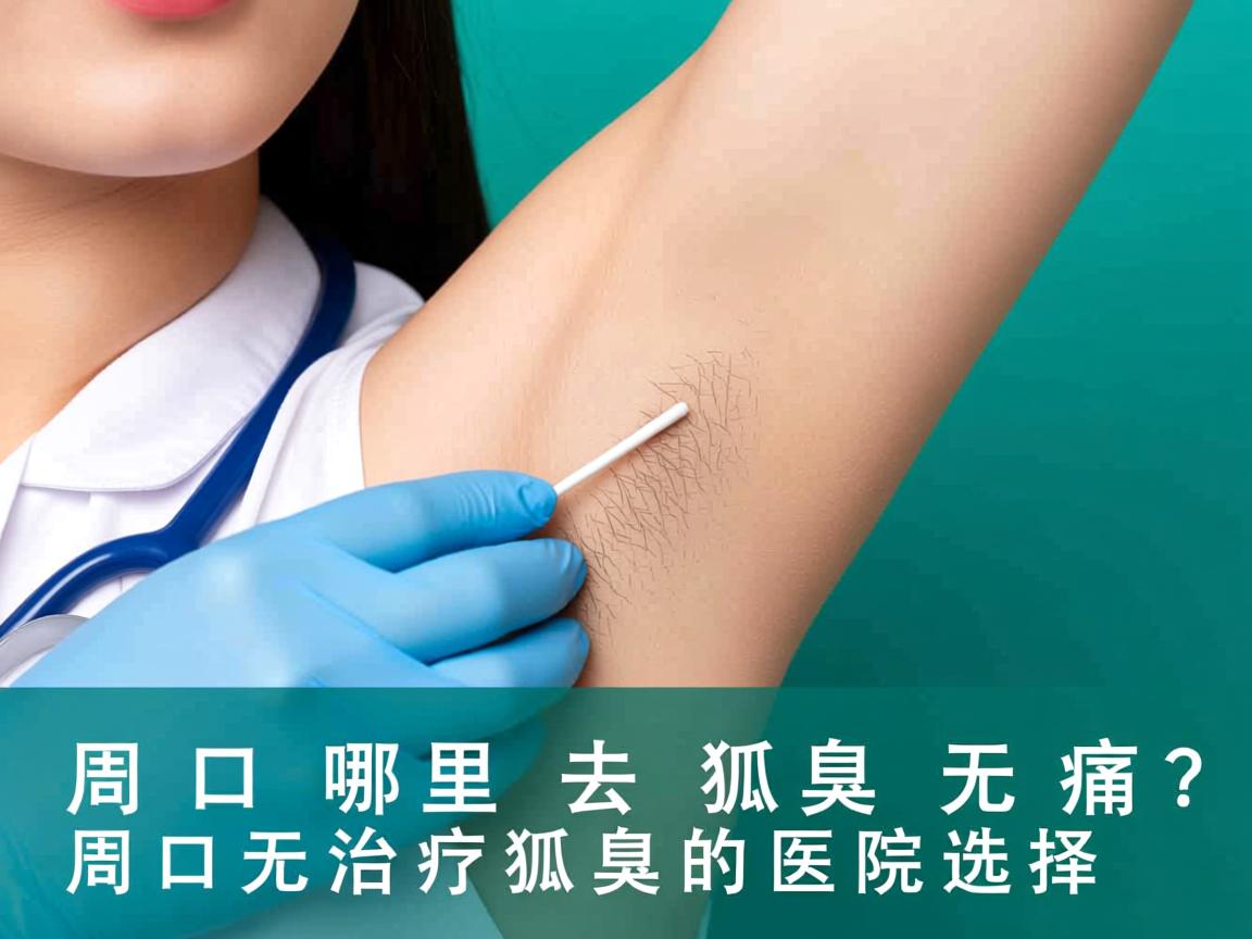 周口哪里去狐臭无痛？周口无痛治疗狐臭的医院选择