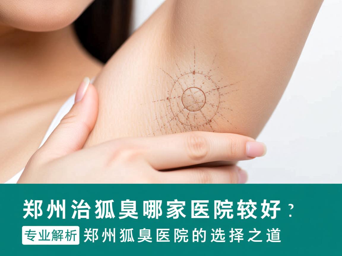 郑州治狐臭哪家医院较好？专业解析郑州狐臭医院的选择之道