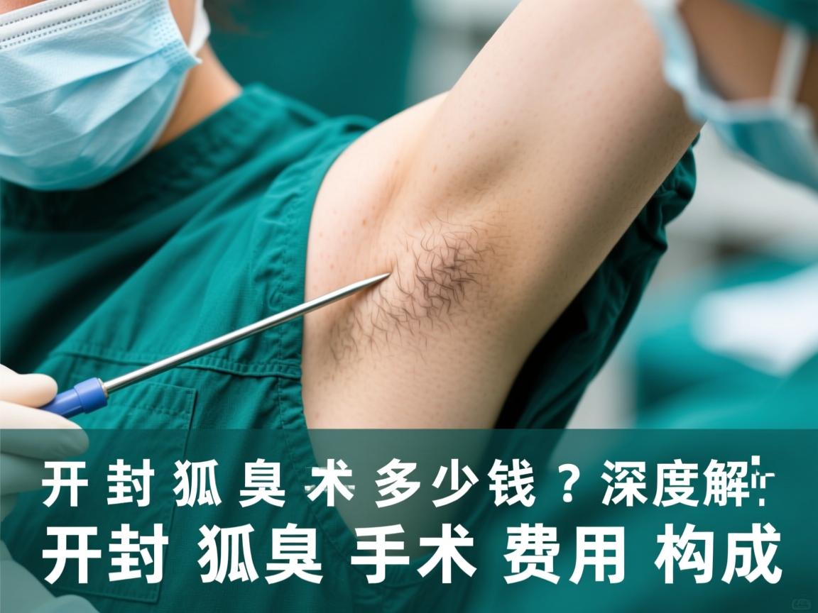 开封狐臭手术多少钱？深度解析开封狐臭手术费用构成