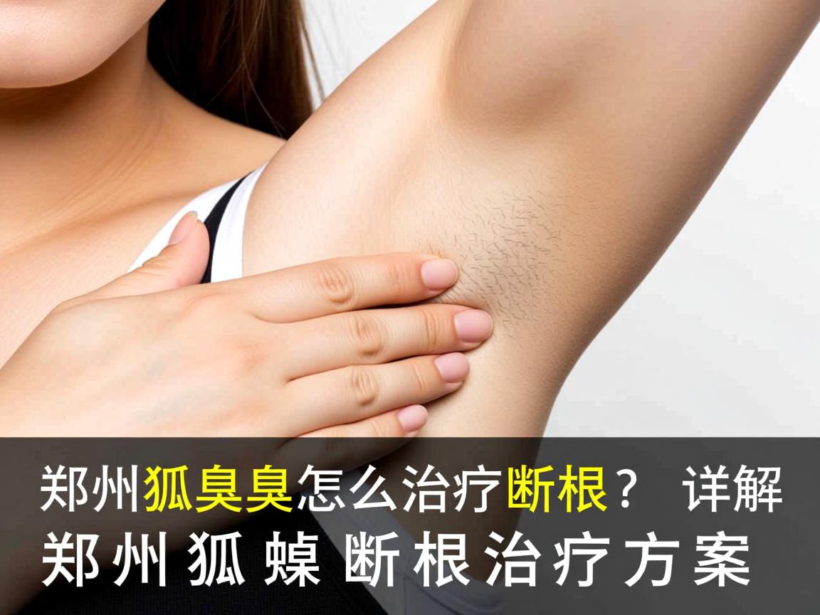 郑州狐臭怎么治疗断根？详解郑州狐臭断根治疗方案