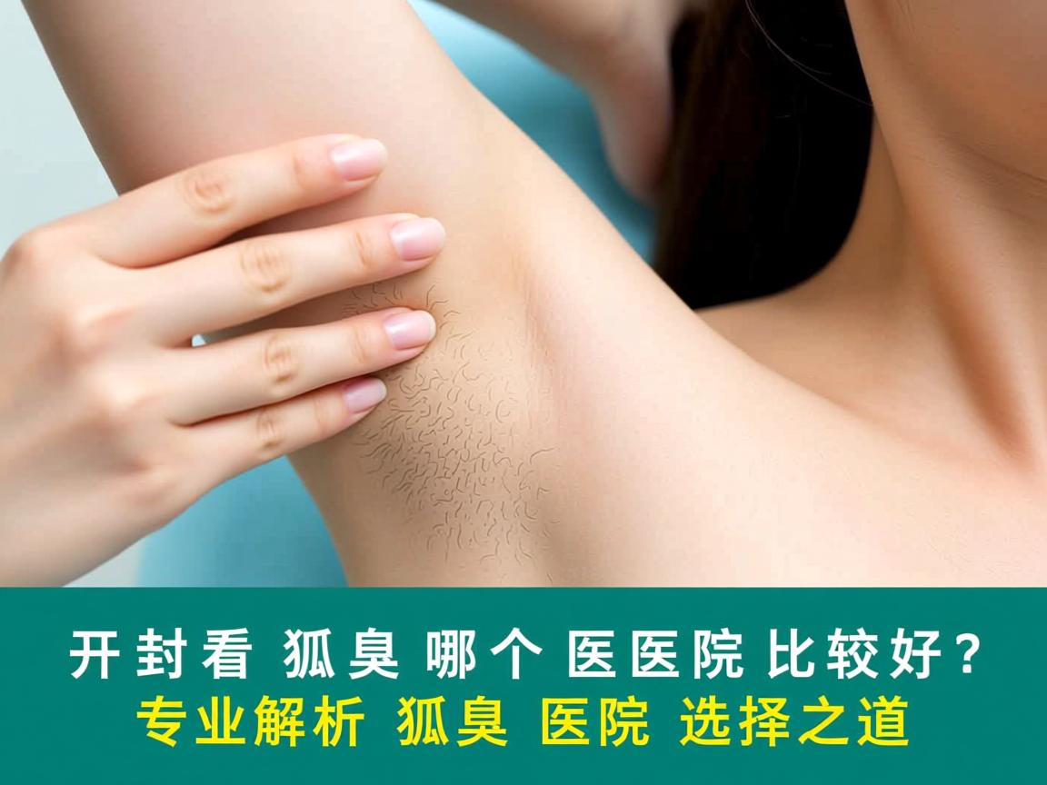 开封看狐臭哪个医院比较好？专业解析狐臭医院选择之道