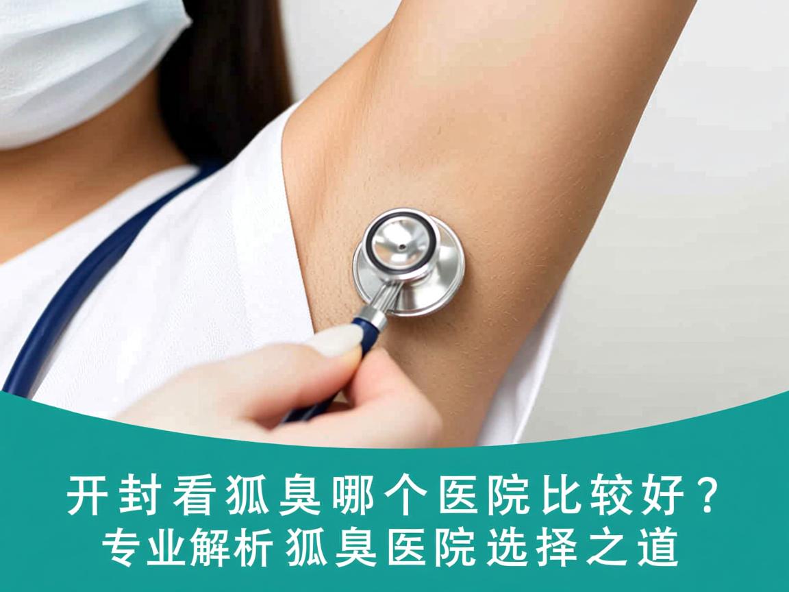 开封看狐臭哪个医院比较好？专业解析狐臭医院选择之道