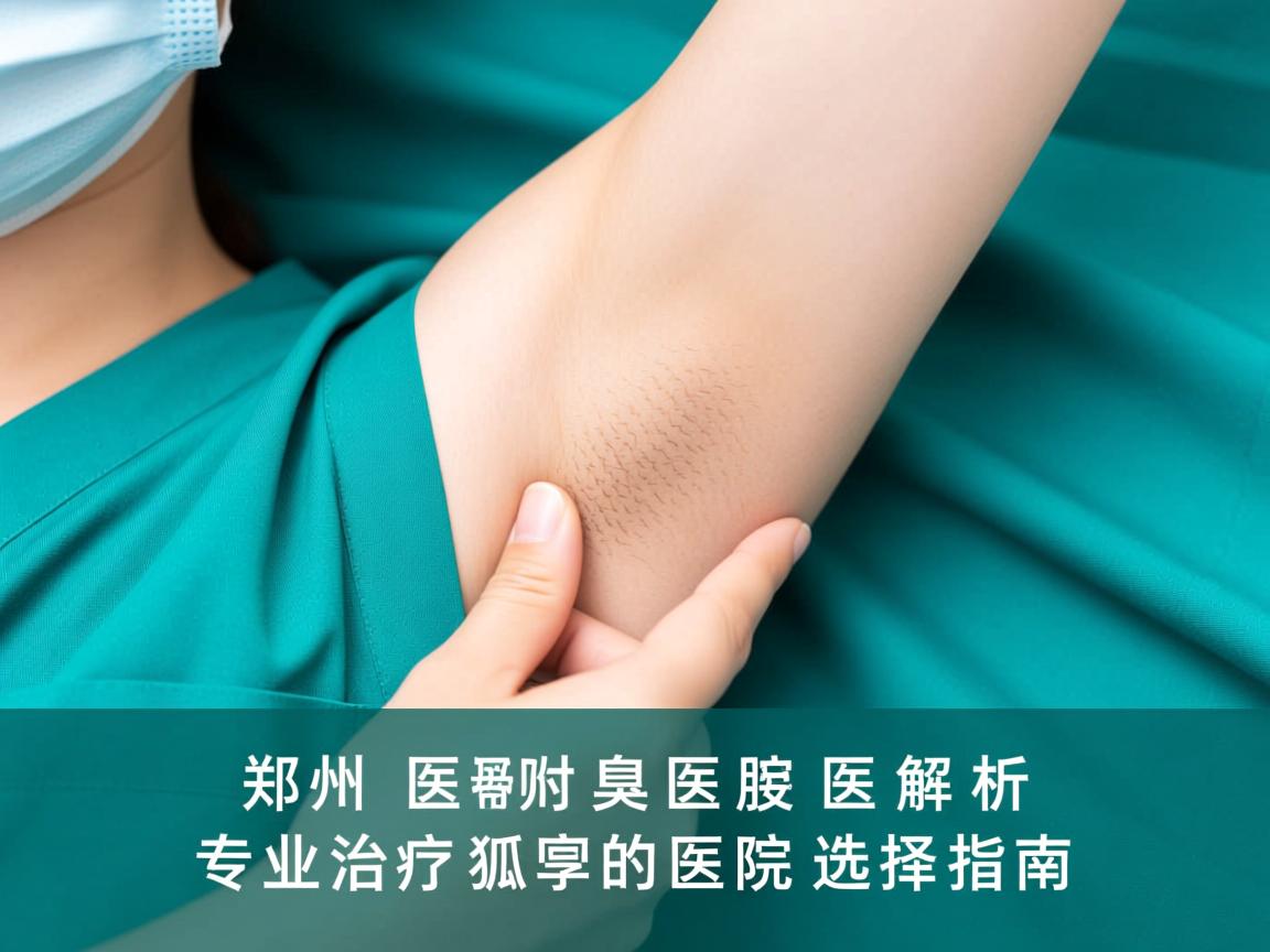 郑州附医腋臭医院解析,郑州专业治疗狐臭的医院选择指南 郑州附医腋臭医院解析,郑州专业治疗狐臭的医院选择指南