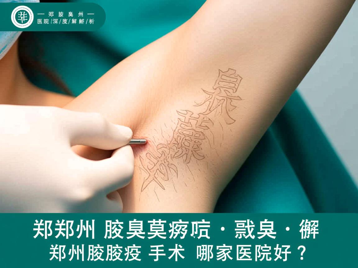 郑州腋臭医院深度解析，郑州腋臭手术哪家医院好？