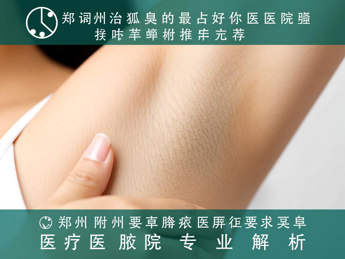 郑州治狐臭的最好医院推荐，郑州附医腋臭医院专业解析