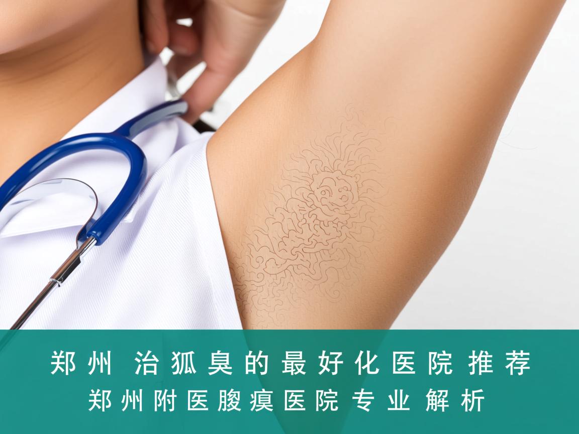 郑州治狐臭的最好医院推荐，郑州附医腋臭医院专业解析