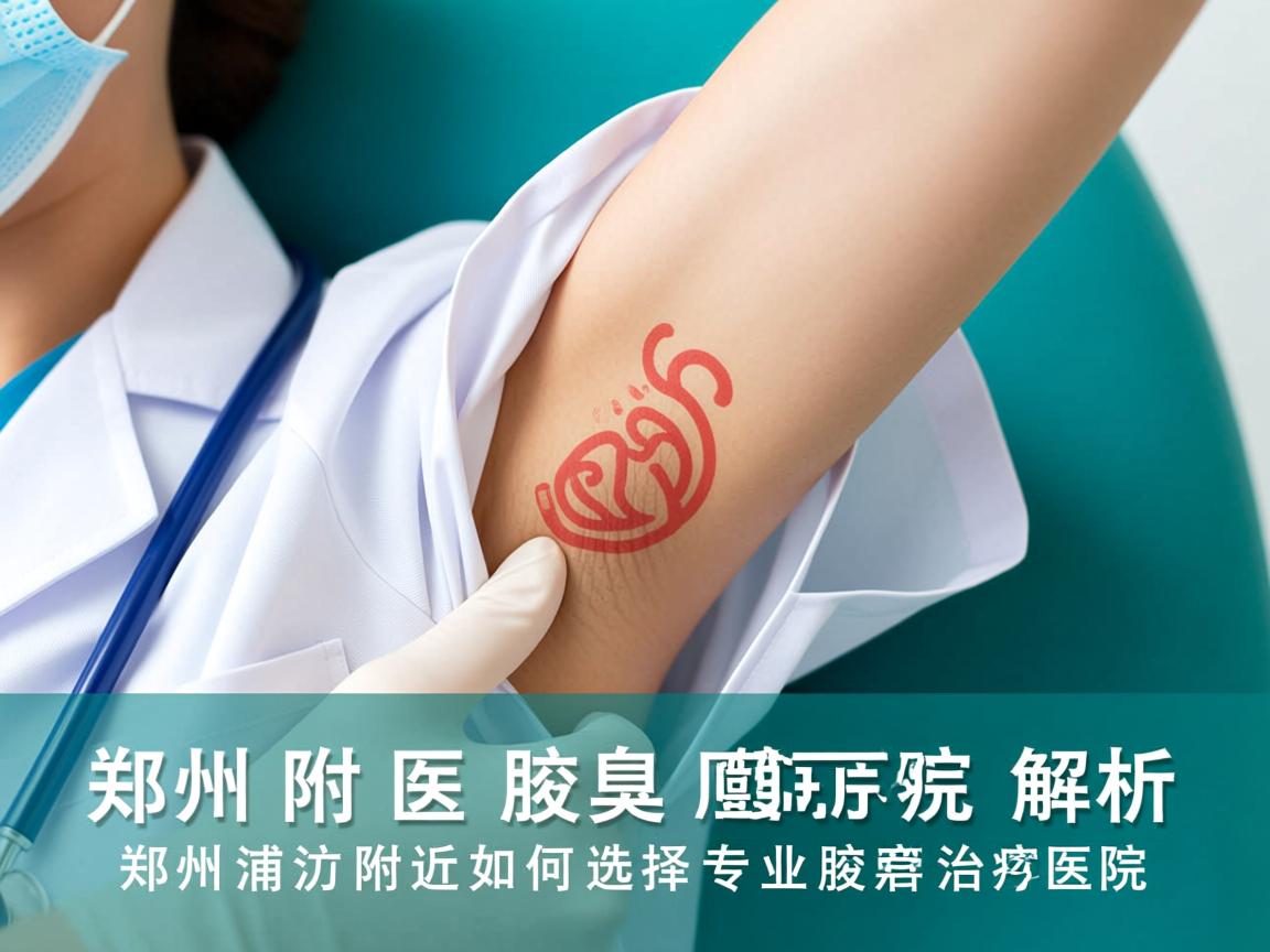 郑州附医腋臭医院解析，在郑州浦江附近如何选择专业腋臭治疗医院