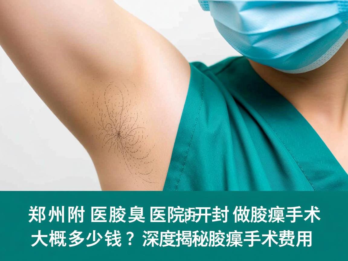 郑州附医腋臭医院解析，开封做腋臭手术大概多少钱？深度揭秘腋臭手术费用