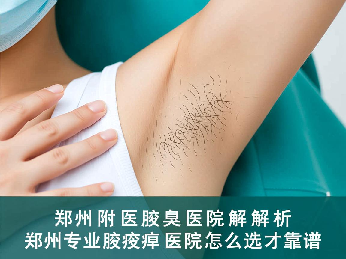 郑州附医腋臭医院解析，郑州专业腋臭医院怎么选才靠谱