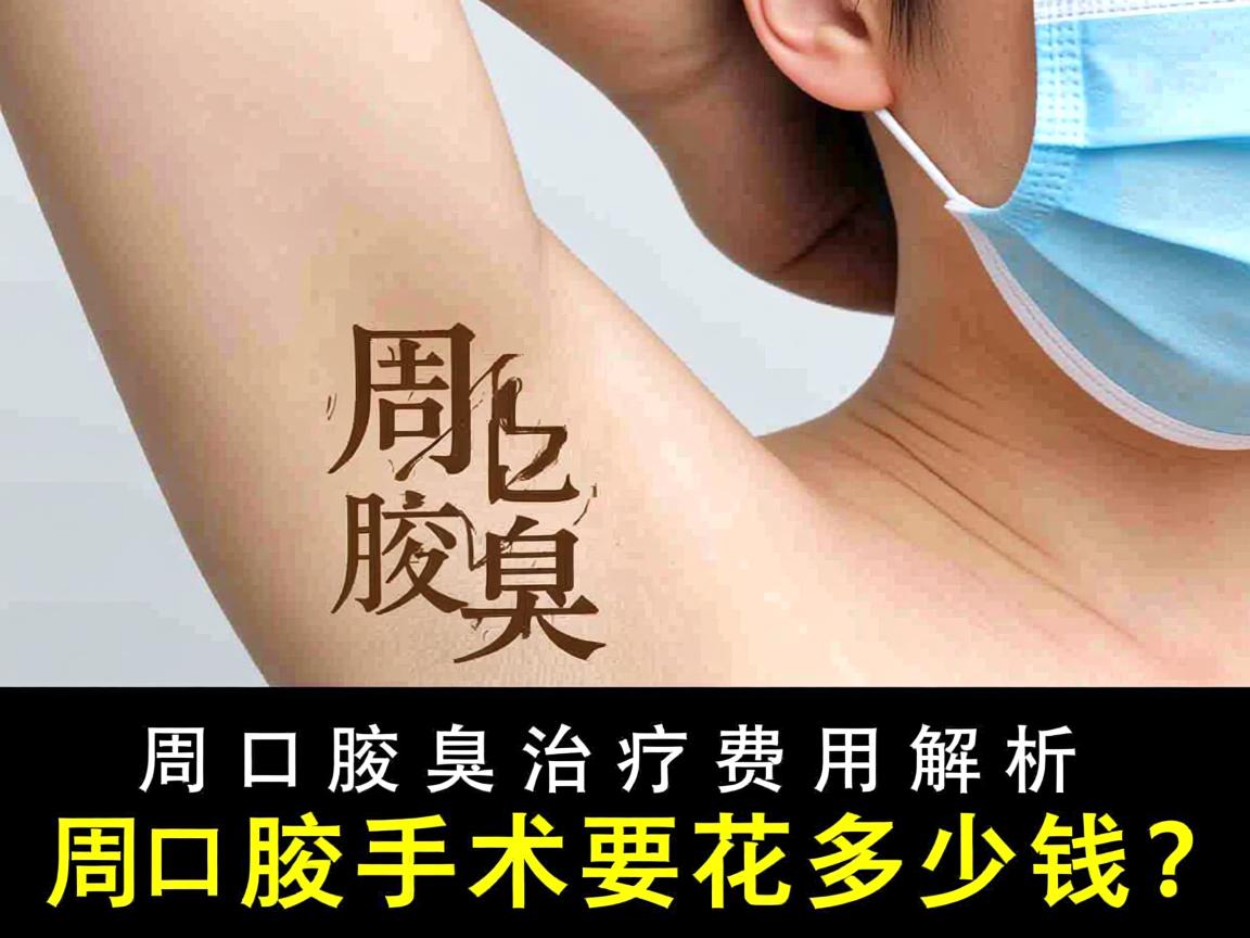 周口腋臭治疗费用解析，周口腋臭手术要花多少钱？