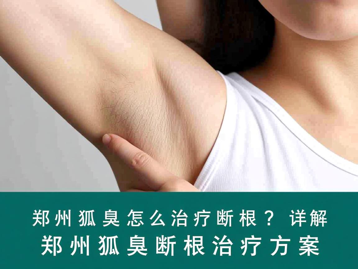 郑州狐臭怎么治疗断根？详解郑州狐臭断根治疗方案