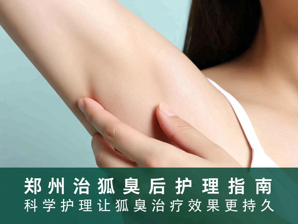 郑州治狐臭后护理指南，科学护理让狐臭治疗效果更持久