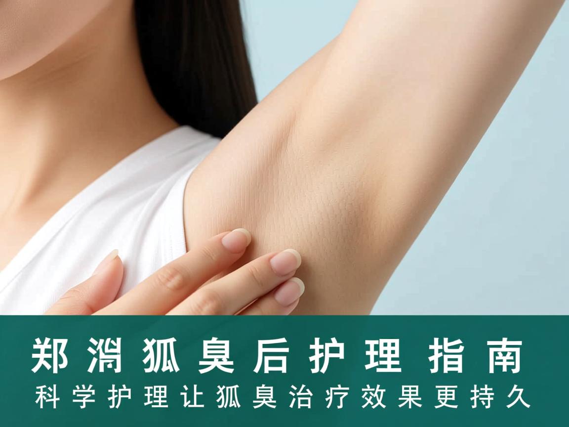 郑州治狐臭后护理指南，科学护理让狐臭治疗效果更持久