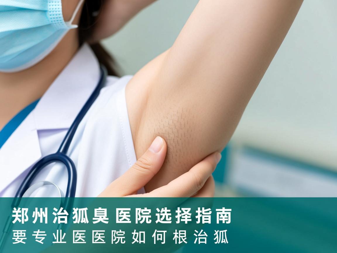 郑州治狐臭医院选择指南，专业医院如何根治狐臭