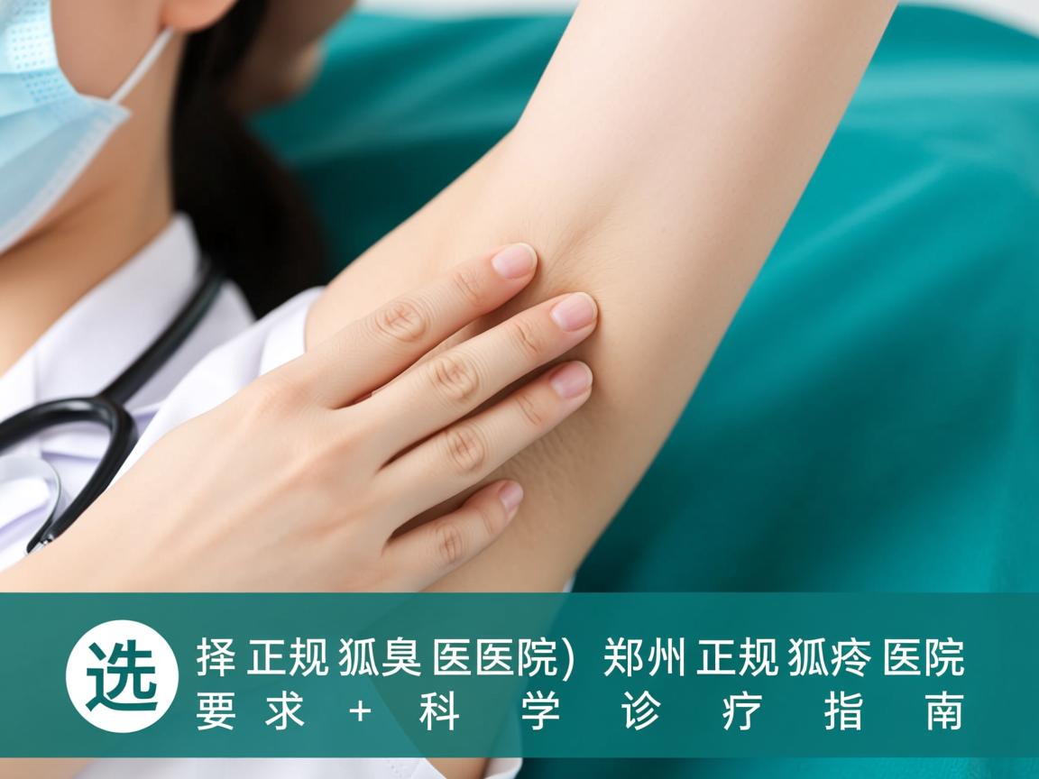 选择正规狐臭医院，郑州正规狐臭医院的科学诊疗指南