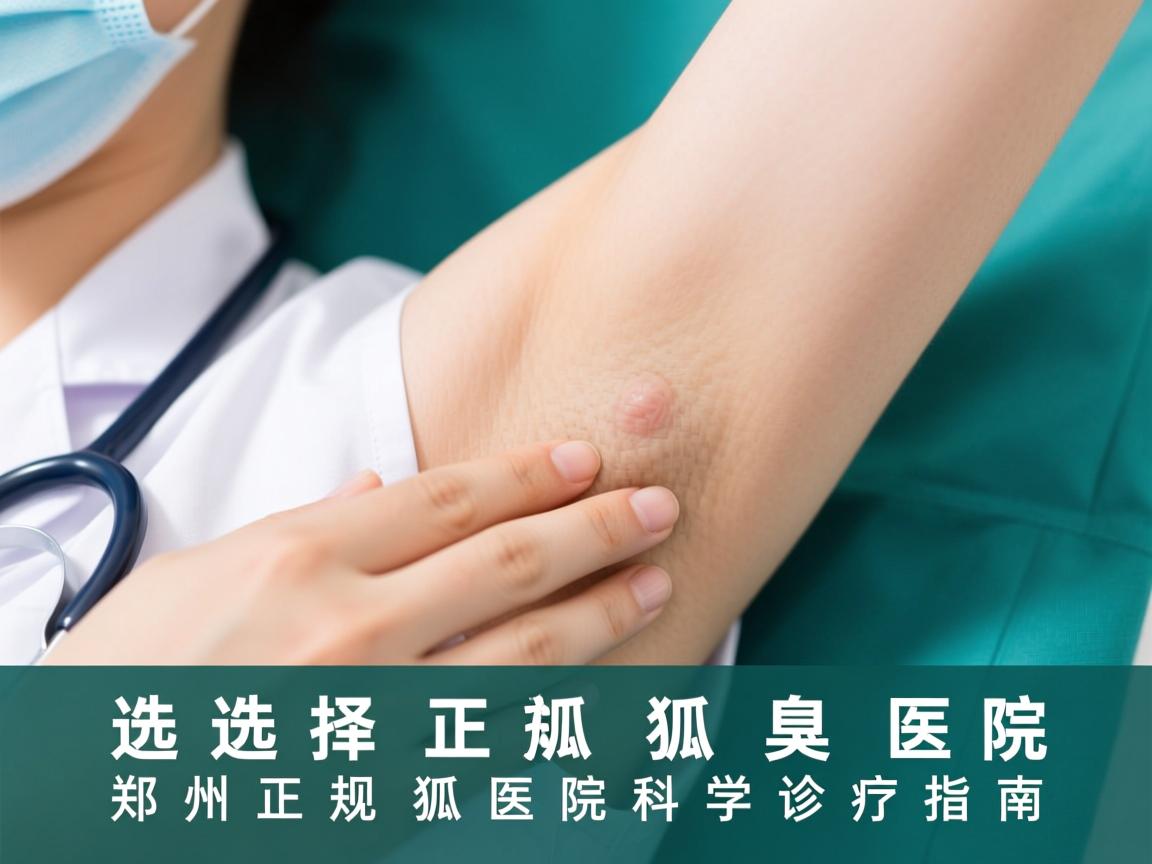 选择正规狐臭医院，郑州正规狐臭医院的科学诊疗指南