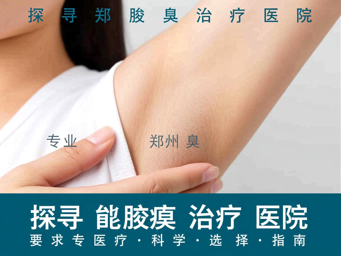 探寻郑州腋臭治疗医院,郑州专业腋臭治疗医院的科学选择指南 探寻郑州腋臭治疗医院,郑州专业腋臭治疗医院的科学选择指南