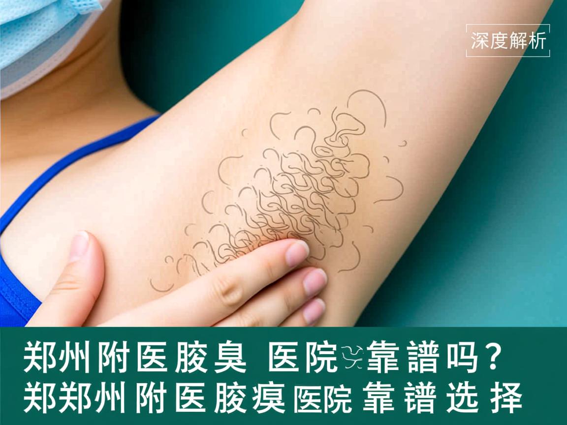 郑州附医腋臭医院靠谱吗？深度解析郑州附医腋臭医院的靠谱选择