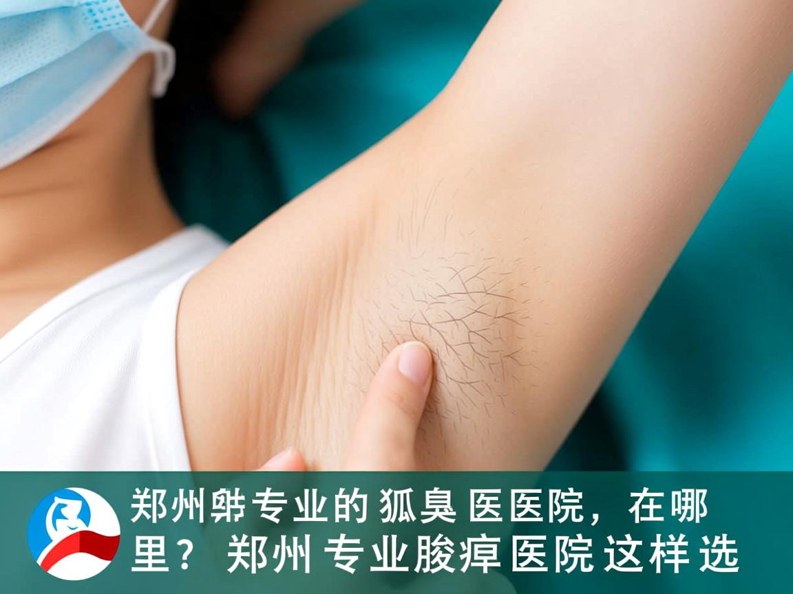 郑州专业的狐臭医院在哪里？郑州专业腋臭医院这样选