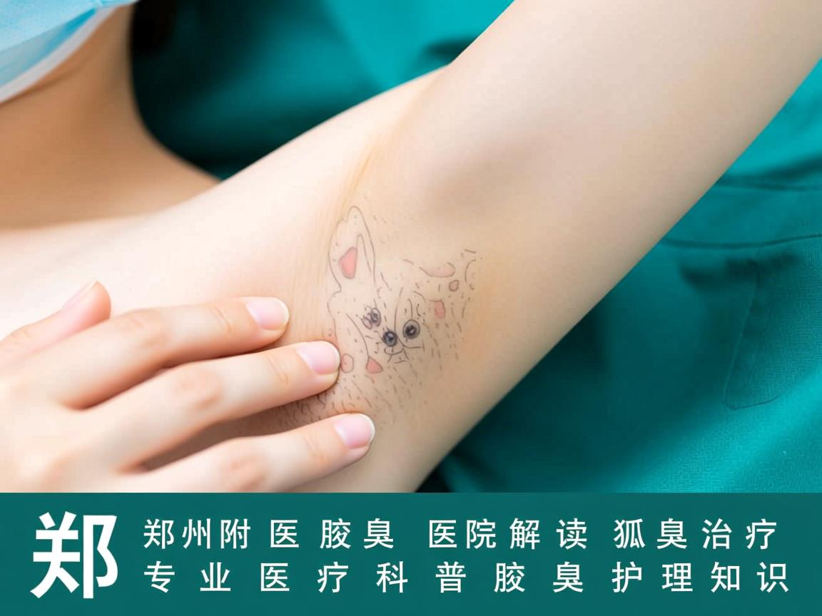 郑州附医腋臭医院解读狐臭治疗 专业医疗科普腋臭护理知识