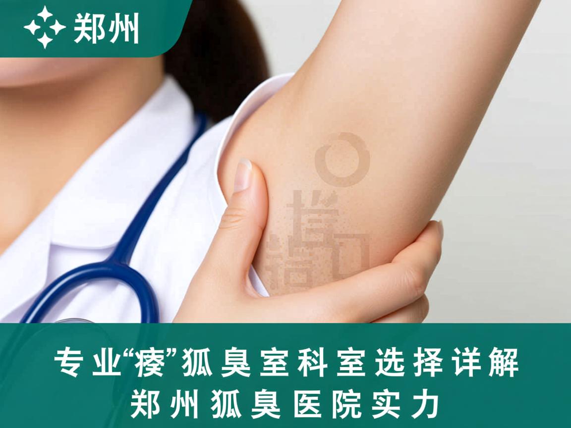 郑州专业狐臭科室选择指南，详解郑州狐臭医院实力