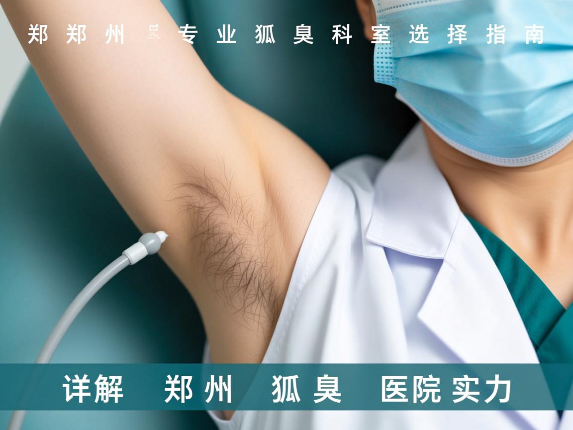 郑州专业狐臭科室选择指南，详解郑州狐臭医院实力