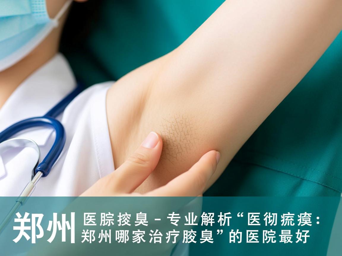 郑州腋臭医院专业解析，郑州哪家治疗腋臭的医院最好