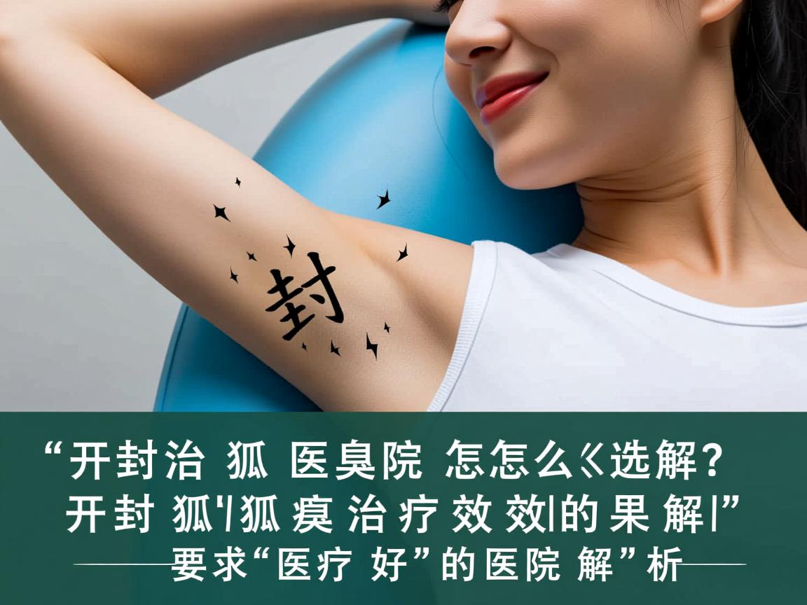 开封治狐臭医院怎么选？开封狐臭治疗效果好的医院解析