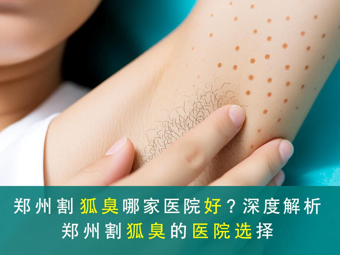 郑州割狐臭哪家医院好？深度解析郑州割狐臭的医院选择