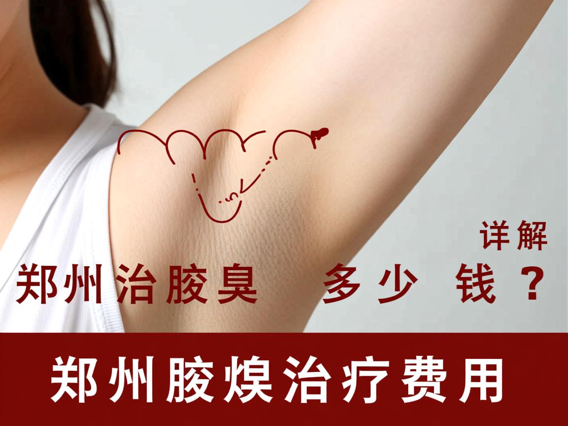 郑州治腋臭多少钱？详解郑州腋臭治疗费用