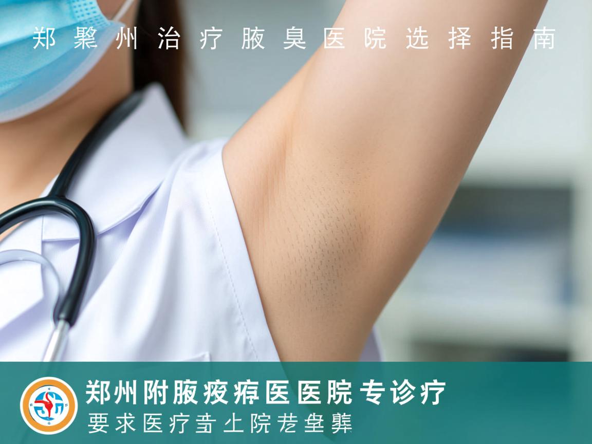 郑州治疗腋臭的医院选择指南，聚焦郑州附医腋臭医院专业诊疗