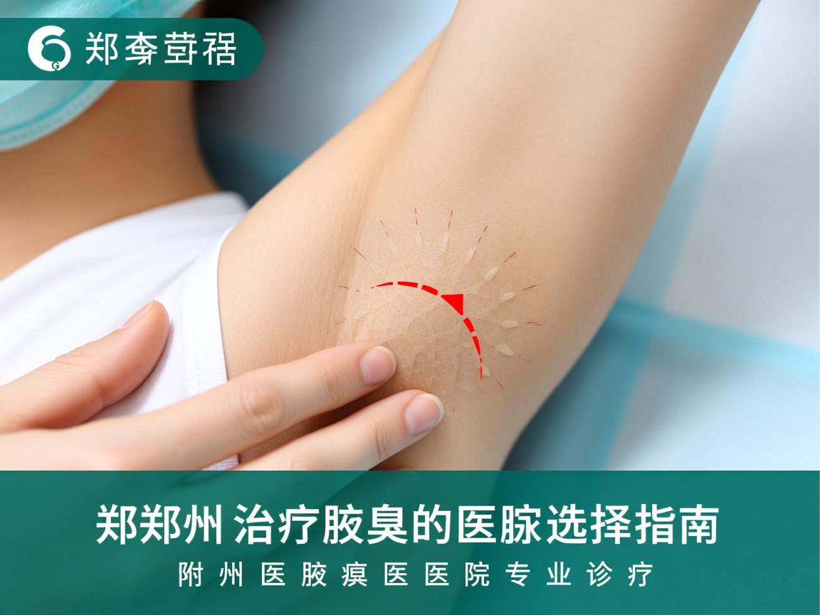 郑州治疗腋臭的医院选择指南，聚焦郑州附医腋臭医院专业诊疗