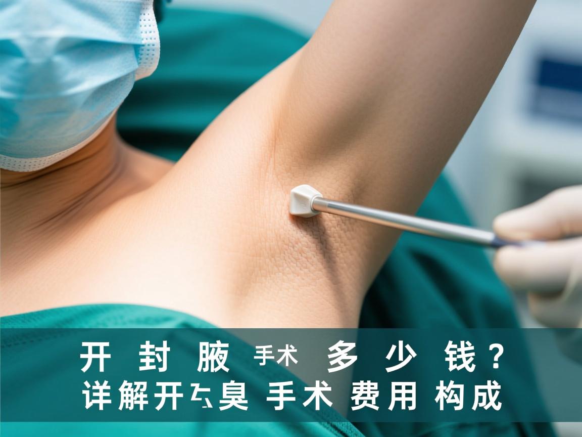 开封腋臭手术多少钱？详解开封腋臭手术费用构成
