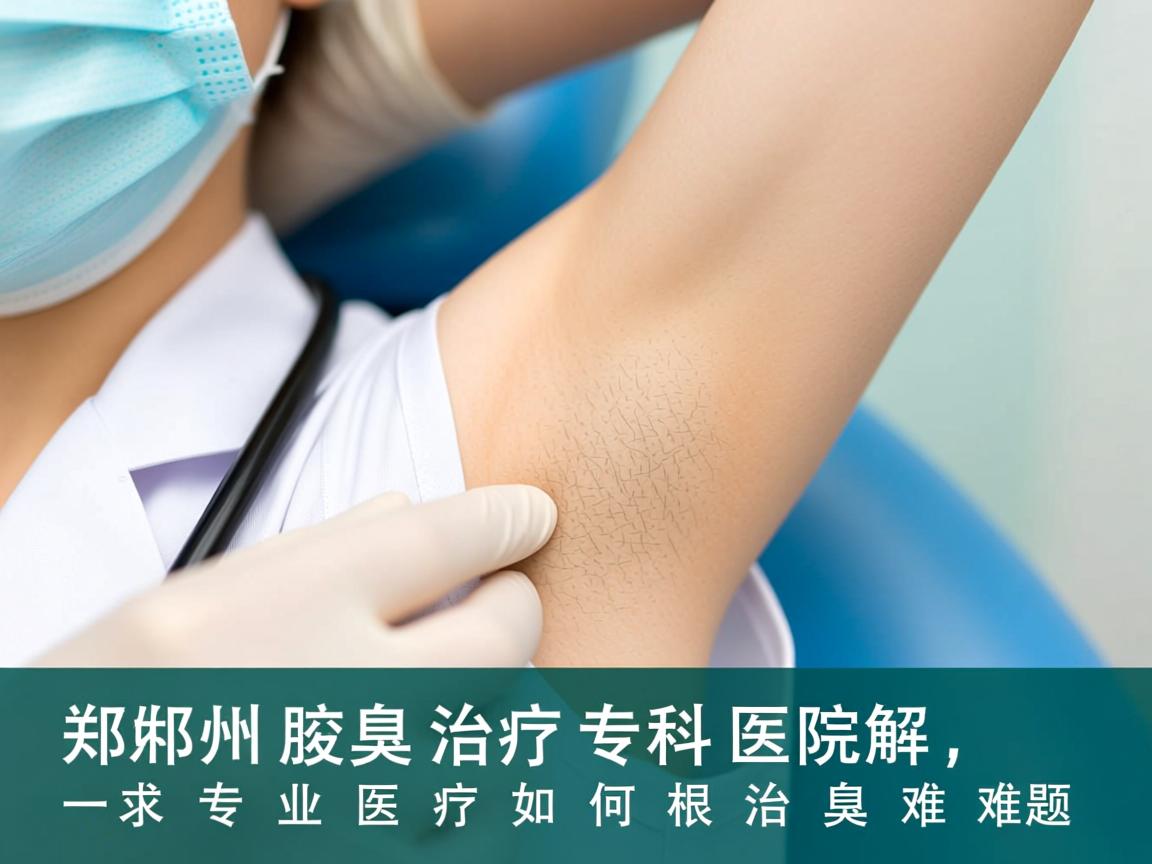 郑州腋臭治疗专科医院解析，专业医疗如何根治腋臭难题