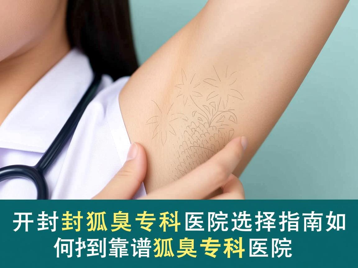 开封狐臭专科医院选择指南，如何找到靠谱的狐臭专科医院