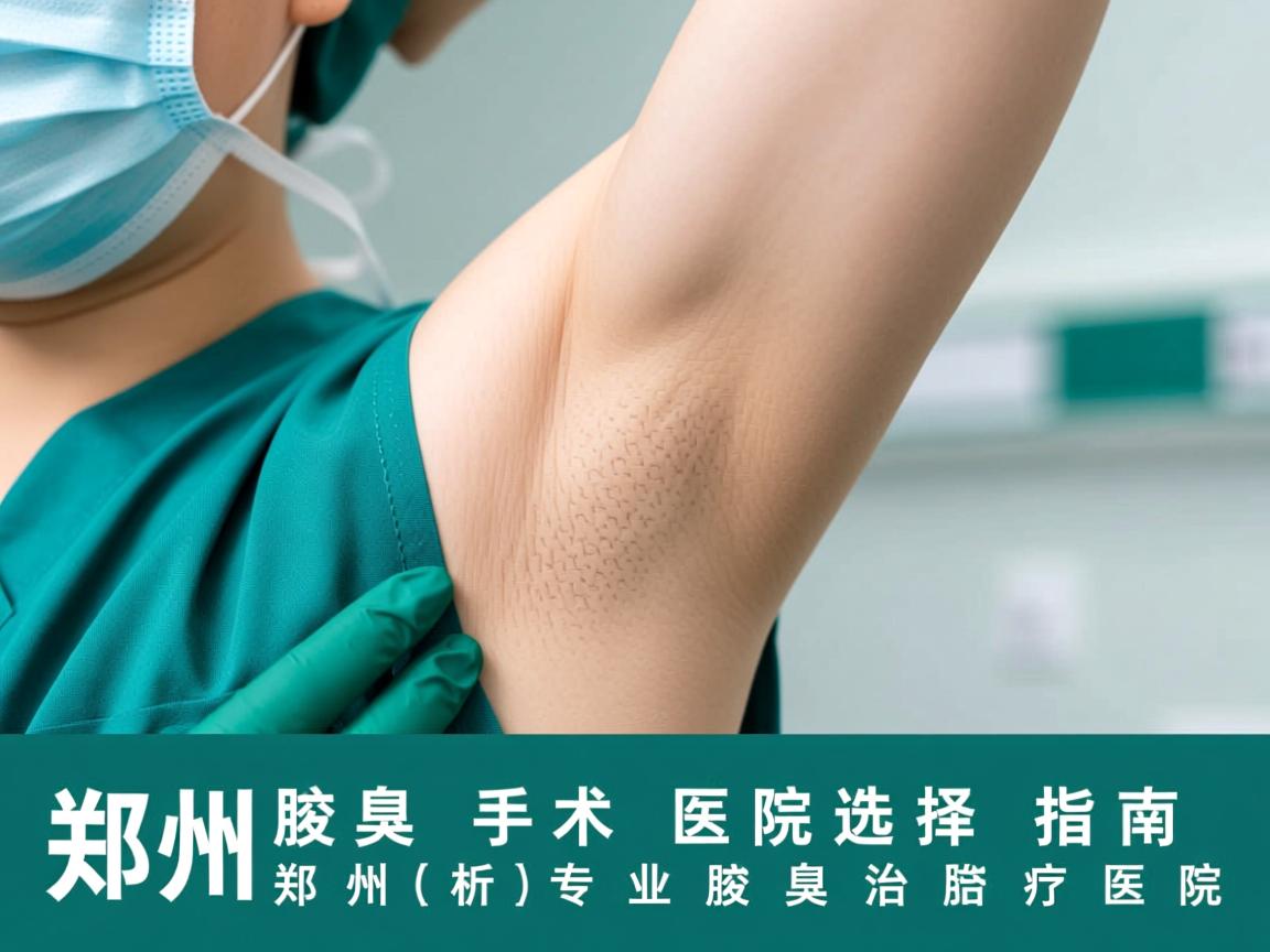 郑州腋臭手术医院选择指南,解析郑州专业腋臭治疗医院 郑州腋臭手术医院选择指南,解析郑州专业腋臭治疗医院