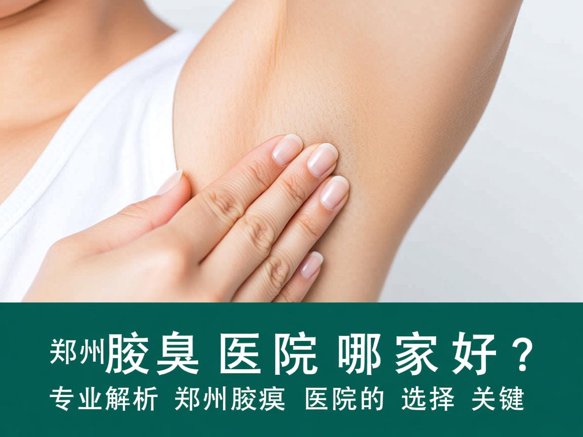 郑州腋臭医院哪家好？专业解析郑州腋臭医院的选择关键