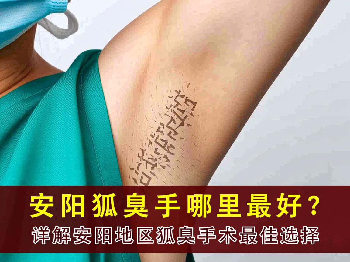 安阳狐臭手术哪里最好?详解安阳地区狐臭手术最佳选择 安阳狐臭手术哪里最好?详解安阳地区狐臭手术最佳选择