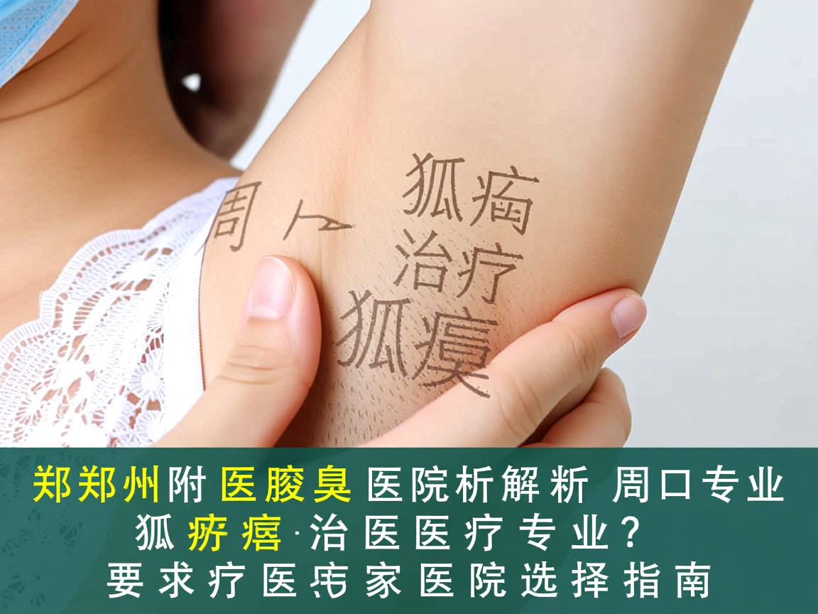郑州附医腋臭医院解析,周口治疗狐臭哪家医院专业?专业狐臭治疗医院选择指南 郑州附医腋臭医院解析,周口治疗狐臭哪家医院专业?专业狐臭治疗医院选择指南