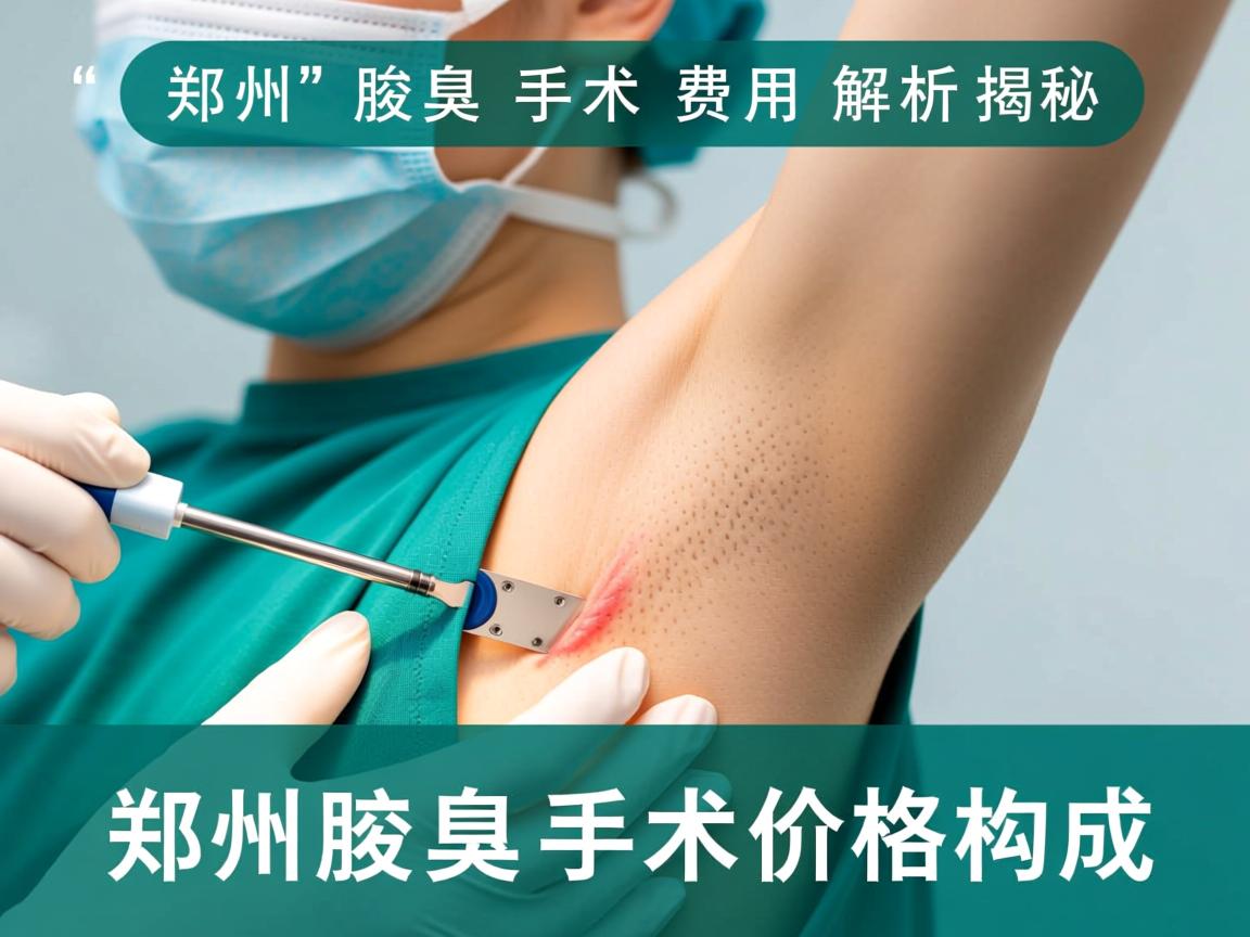 郑州腋臭手术费用解析，揭秘郑州腋臭手术价格构成