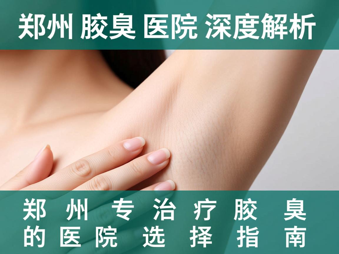 郑州腋臭医院深度解析，郑州专业治疗腋臭的医院选择指南