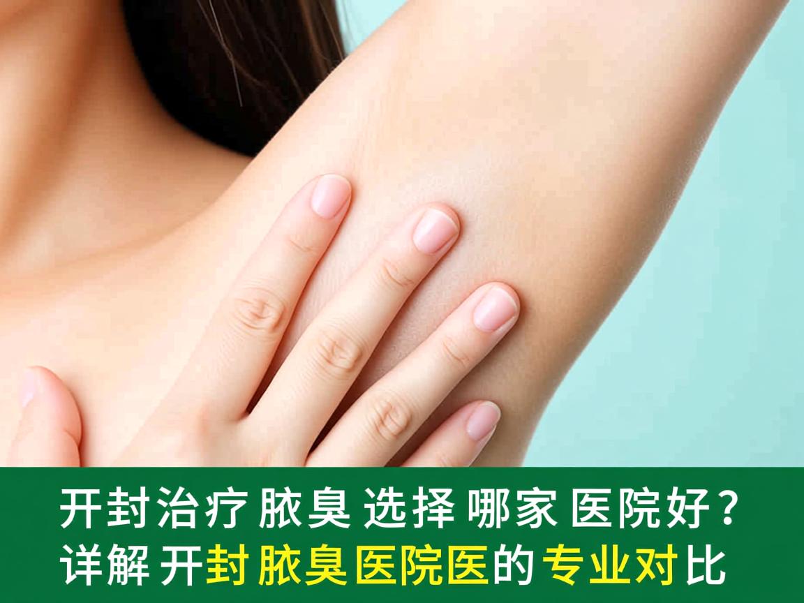 开封治疗腋臭选择哪家医院好?详解开封腋臭医院的专业对比 开封治疗腋臭选择哪家医院好?详解开封腋臭医院的专业对比